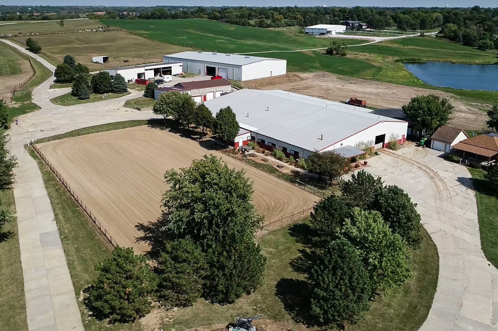 Buckshot Farms from the air